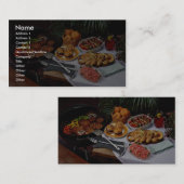 Steaks, burgers, kip visitekaartje (Voorkant / Achterkant)