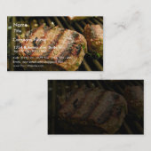 Steaks Food Dinner Grilling Visitekaartje (Voorkant / Achterkant)