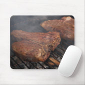 Steaks Grilling Barbecue Grills Meat Muismat (Met muis)