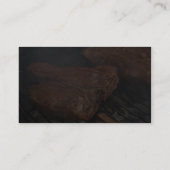 Steaks Grilling Barbecue Grills Meat Visitekaartje (Achterkant)