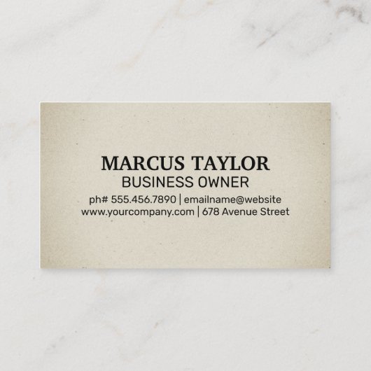 Steaks op de Grill Visitekaartje (Achterkant)