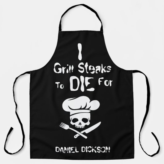 Steaks to DIE For Schort (Voorkant)