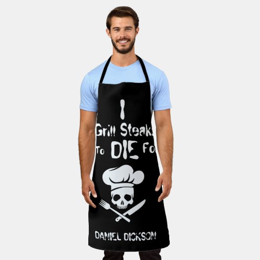 Steaks to DIE For Schort (Gedragen)