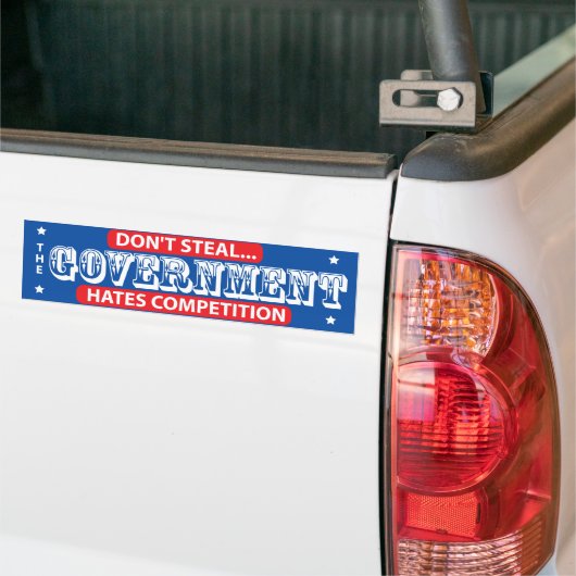 Steal Bumpersticker niet (Op Truck)