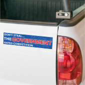 Steal Bumpersticker niet (Op Truck)