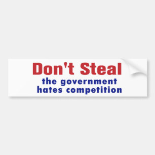 Steal Bumpersticker niet