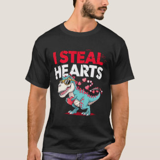 Steal Hearts met een Dino - Unieke Valentijns T-shirt