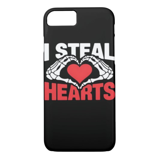 Steal Hearts Valentijnsdag Funny Skeleton Hand CL Case-Mate iPhone Case (Achterkant)