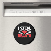 Steal Hearts Valentijnsdag Funny Skeleton Hand CL Magneet (Insitu (Vaatwasser))