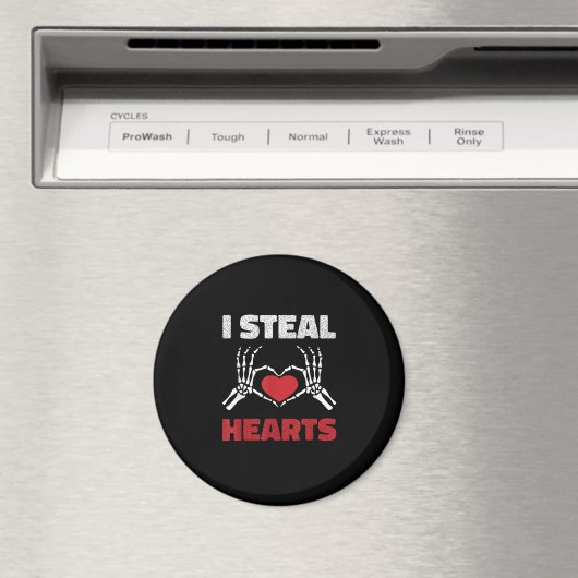 Steal Hearts Valentijnsdag Funny Skeleton Hand Magneet (Insitu (Vaatwasser))