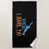 Steal I Dare Ya-Baseball Shirt Beach Tow Strandlaken (Voorkant)