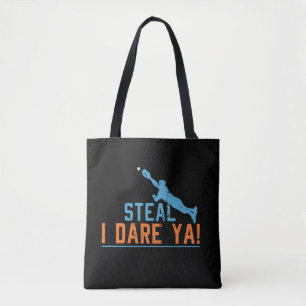 Steal I Dare Ya-Baseball Shirt Canvas tas