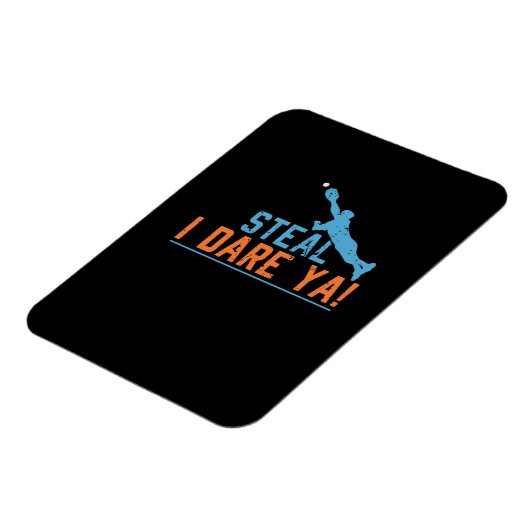Steal I Dare Ya-Baseball Shirt Magneet (Linkerzijde)