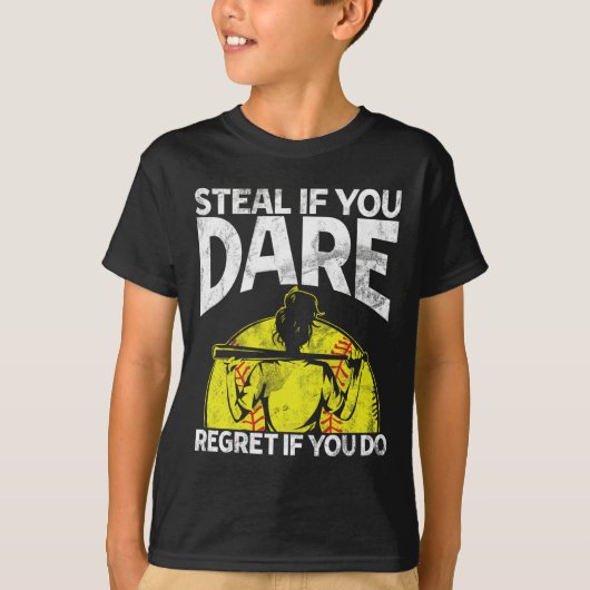 Steal If You Dare Softll Catcher Game Day Vibes So T-shirt (Voorkant)