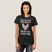 Steal je hart Sphynx Kat 11 T-shirt (Voorkant volledig)