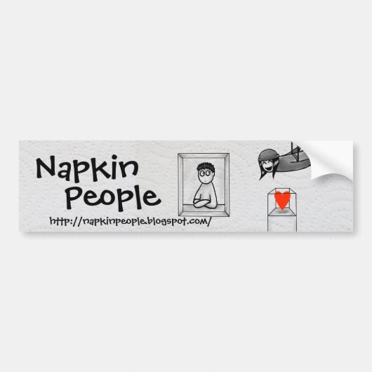 Steal je hartsticker bumpersticker (Voorkant)