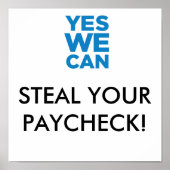 Steal je Paycheck Poster (Voorkant)