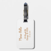 Steal My Luggage, doe mijn wasgoed Label| Aangepas Bagagelabel (Achterkant verticaal)