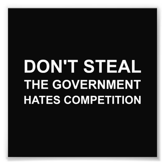 Steal niet foto afdruk (Voorkant)