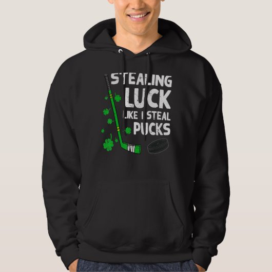 Steal Pucks St Patrick Day Ho Hoodie (Voorkant)