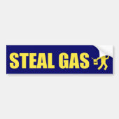 STEALGAS BUMPERSTICKER (Voorkant)