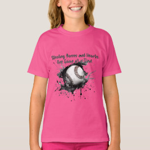 Stealing Bases and Hearts, één spel tegelijk T-shirt