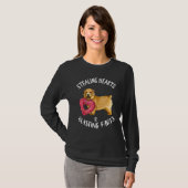 Stealing Heart Blasting Farts Norwich Terrier T-shirt (Voorkant volledig)