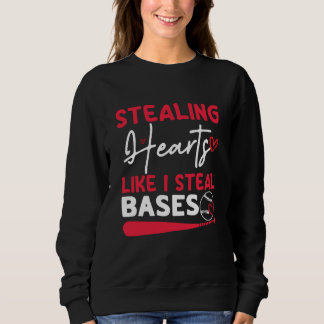 Stealing Hearts Bases Baseball Player Trui