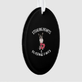 Stealing Hearts blaast naar Boston Terrier Ornament (voorkant)