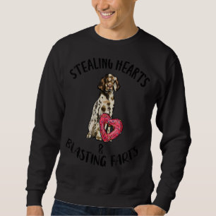 Stealing Hearts Blasting Farts Engelse Setter Vale Trui
