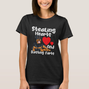 Stealing Hearts & Blasting Farts - Rottweiler Pup T-shirt