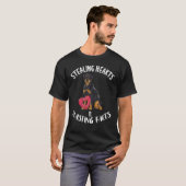 Stealing Hearts Blasting Farts Rottweiler Valentin T-shirt (Voorkant volledig)