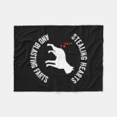 Stealing Hearts en blaast Boston Terrier Fleece Deken (Voorkant (Horizontaal))