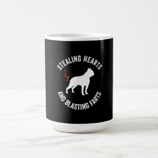 Stealing Hearts en blaast Boston Terrier Koffiemok