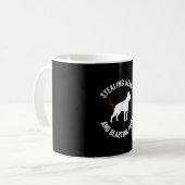 Stealing Hearts en blaast Boston Terrier Koffiemok (Voorkant links)