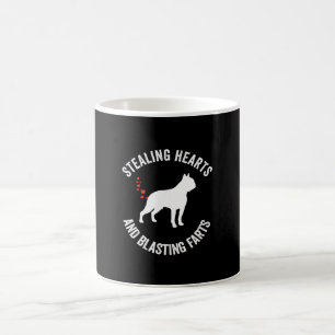 Stealing Hearts en blaast Boston Terrier Koffiemok