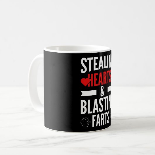 Stealing Hearts en verbluffend design Koffiemok (Voorkant links)