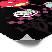 Stealing Hearts Like I Steal Pucks Funny Valentine Poster (Hoek)