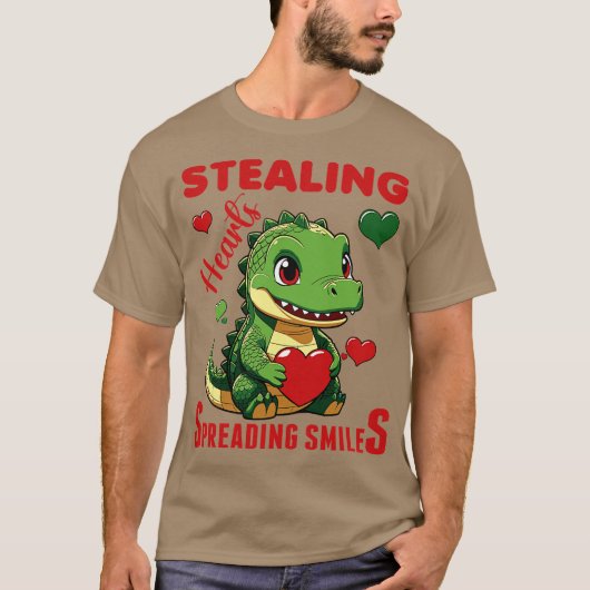 stealing hearts spreading smiles t-shirt (Voorkant)