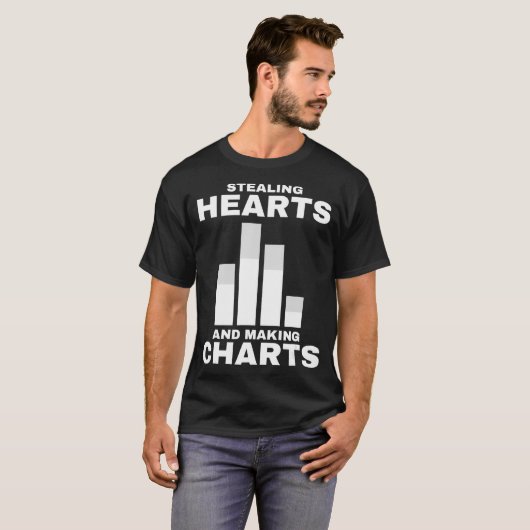 Stealing Hearts Statistics Shirt - Funny Data Anal (Voorkant volledig)
