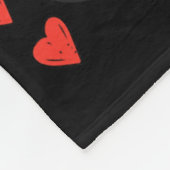 Stealing Hearts Stealing Pucks Hockey Valentines D Fleece Deken (Hoek)