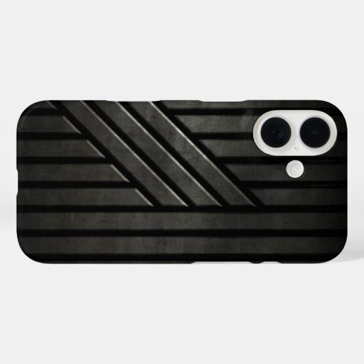 Stealth Black Case-Mate iPhone Case (Achterkant (horizontaal))
