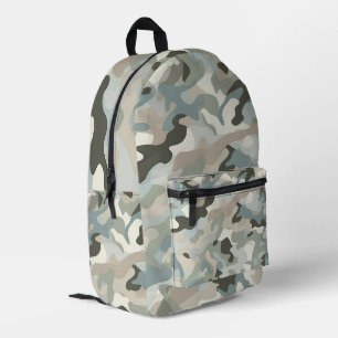 stealth blue camo wave bedrukte rugzak
