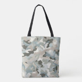 stealth blue camo wave tote bag (Achterkant)