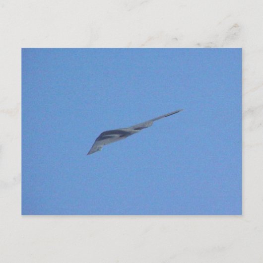 Stealth Bomber Briefkaart (Voorkant)