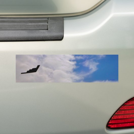 Stealth Bomber Bumpersticker (Op auto)