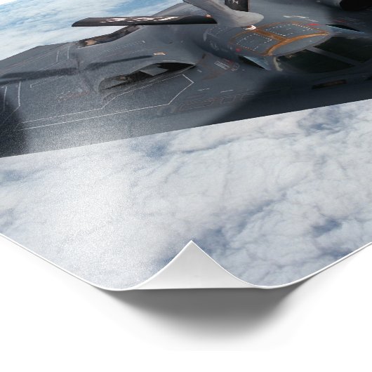 Stealth Bomber Foto Afdruk (Hoek)