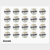 Stealth Fighter Ronde Sticker (Vel)