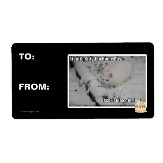 Stealth Kat 1 Etiket (Voorkant)