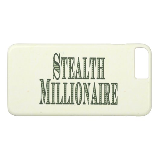 Stealth Millionaire Case-Mate iPhone Case (Achterkant (Horizontaal))